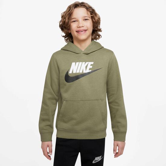 Feudo Objetor caridad Nike Sportswear Club Fleece - Verde - Sudadera Capucha Niño | Sprinter
