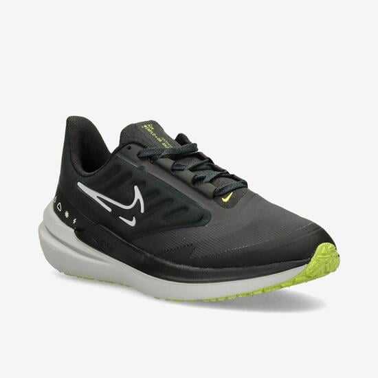 Nike Air Winflo 9 - Negro - Zapatillas Running Mujer