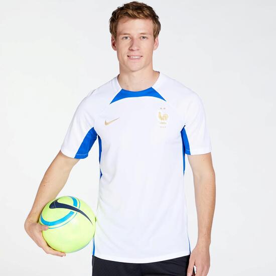 Eléctrico Defectuoso imán Camiseta Entrenamiento Francai - Blanco - Camiseta Fútbol Hombre | Sprinter