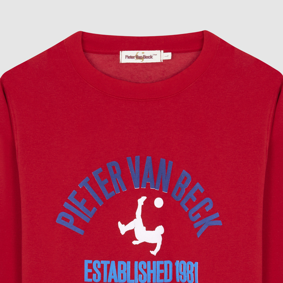 Sudadera Pieter Van Beck Season Red Sudadera Pieter Van Beck Season Red