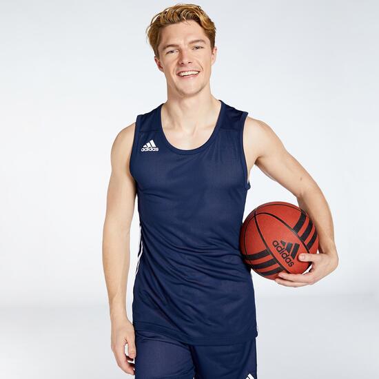 adidas 3G - Marino - Camiseta Baloncesto Hombre Sprinter