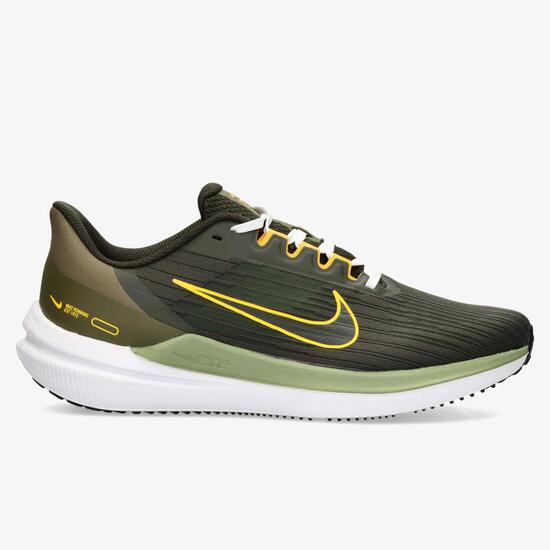 alguna cosa en lugar Estado Nike Air Winflo 9 - Kaki - Zapatillas Running Hombre | Sprinter