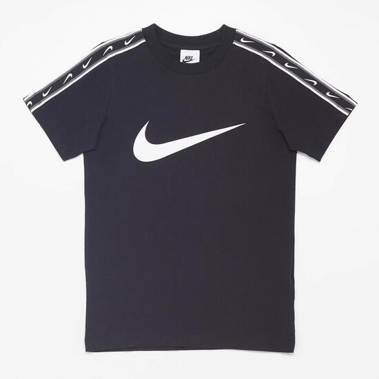 R canal representante Nike Sportswear Repeat - Negro - Camiseta Niño | Sprinter