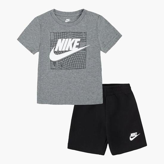 Canal blanco Perdóneme Conjunto Nike - Negro - Conjunto Niño | Sprinter