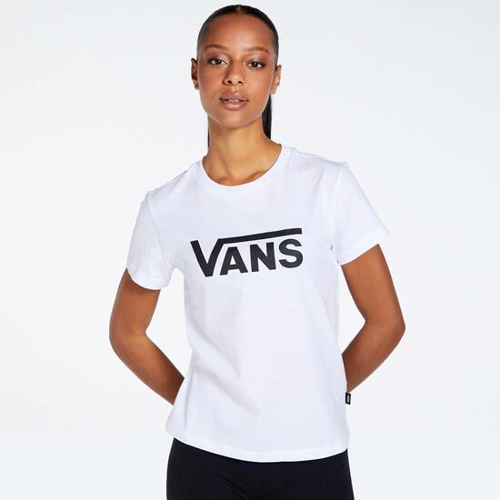 instalaciones anfitrión Inactividad Vans Logo - Blanco - Camiseta Mujer | Sprinter