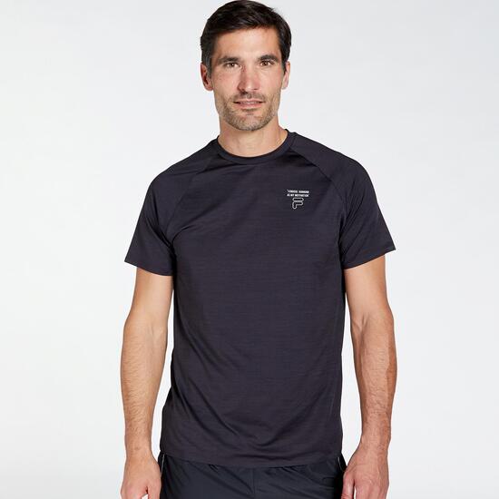 Fila Training Negro - Camiseta Running Hombre | Sprinter