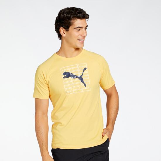 Abuelo Humilde Erradicar Camiseta Puma - Amarillo - Camiseta Hombre | Sprinter