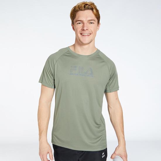 Fila Basic - Kaki - Camiseta Running Hombre Sprinter