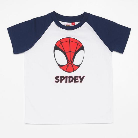 Camiseta Spiderman - Blanco - Camiseta Niño Marvel | Sprinter