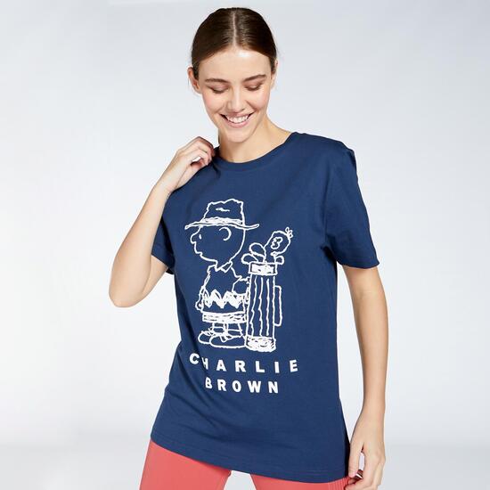 T-shirt Charlie Brown - Azul - Homem | Sport Zone