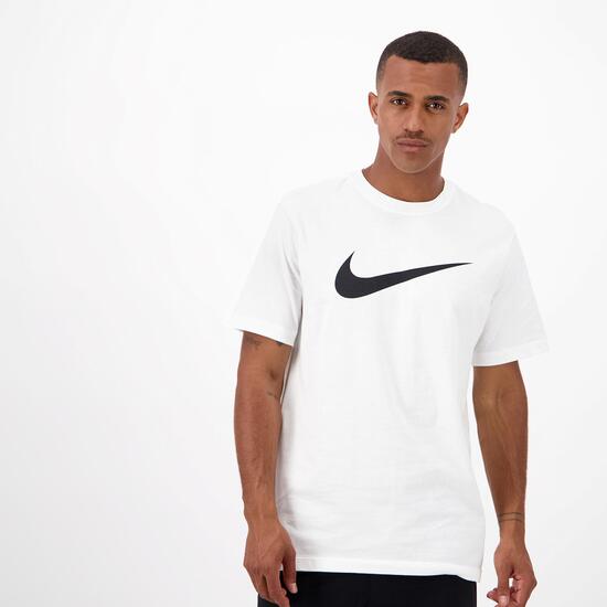 jurado exceso Cubeta Nike Swoosh - Blanco - Camiseta Hombre | Sprinter