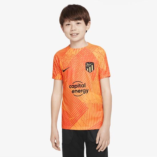 Camiseta At.Madrid Prematch - Naranja - Camiseta Fútbol Niño | Sprinter