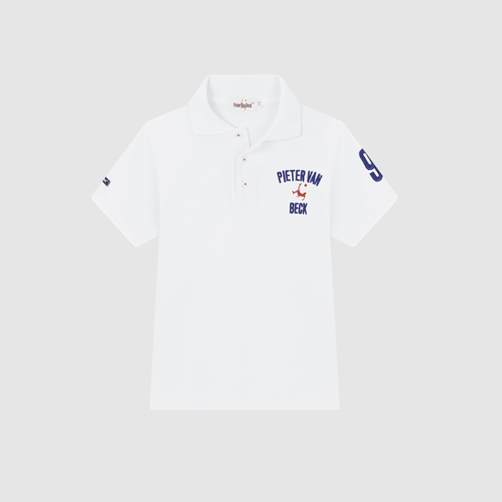 Polo Pieter Van Beck Goal Jr White Polo Pieter Van Beck Goal Jr White