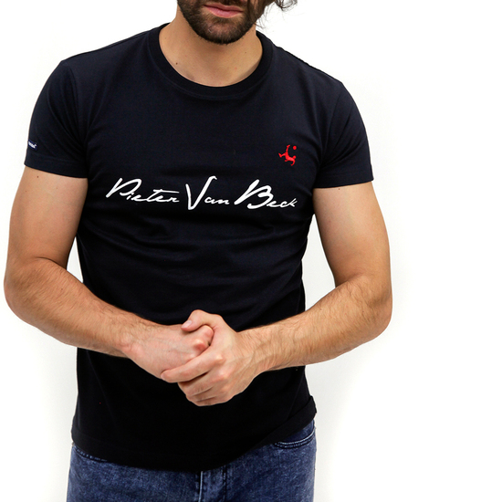 Camiseta Pieter Van Beck Draw Navy Camiseta Pieter Van Beck Draw Navy