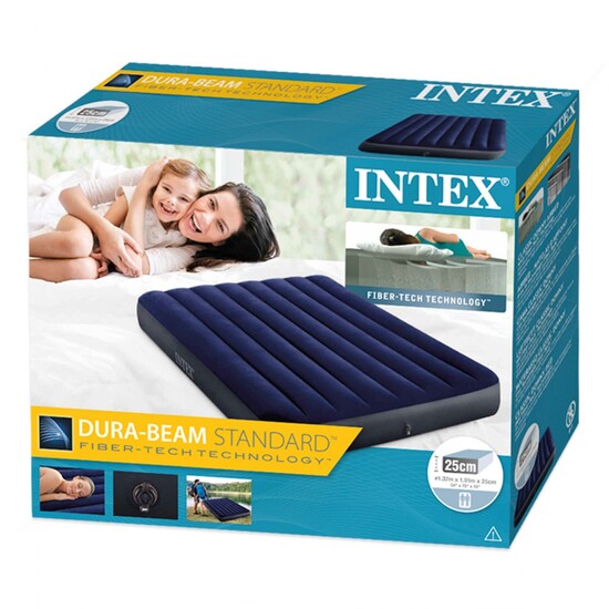 Cama Hinchable Intex Dura Beam Standard Classic Downy Cama Hinchable Intex Dura Beam Standard Classic Downy