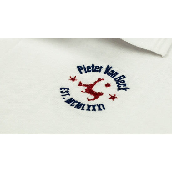 Polo Pieter Van Beck Defense Jr White Polo Pieter Van Beck Defense Jr White