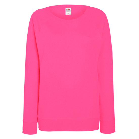 Sudadera Ligera Y Ajustada Fruit Of The Loom Fucsia Sprinter MKP