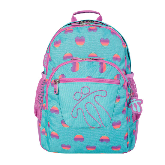 Mochila Escolar Totto Crayoles Corazones - Multicolor | Sprinter MKP