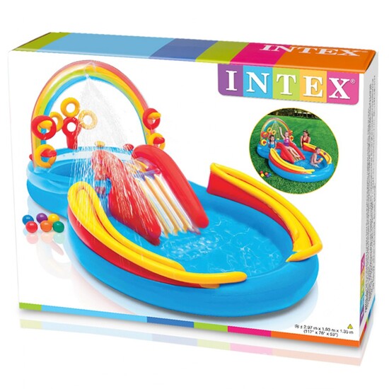 Centro Juegos Hinchable Intex Arcoiris Centro Juegos Hinchable Intex Arcoiris