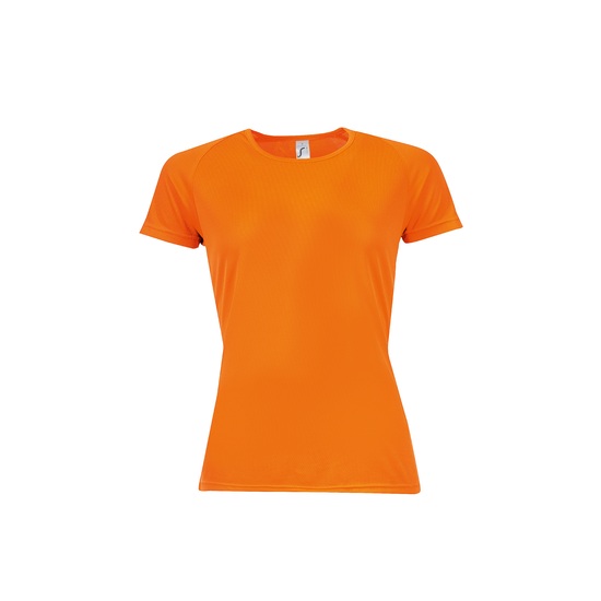 Camiseta Advanced MUJER – Blanco y naranja – Grupo IFK