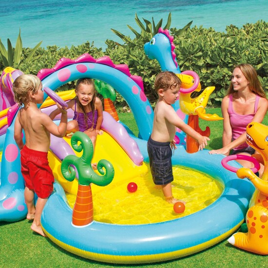 Centro Juegos Hinchable Intex Dinosaurio Centro Juegos Hinchable Intex Dinosaurio
