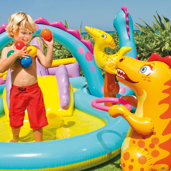 Centro Juegos Hinchable Intex Dinosaurio Centro Juegos Hinchable Intex Dinosaurio