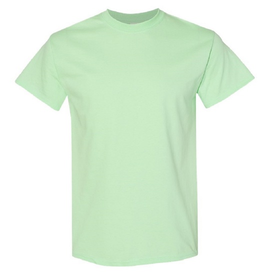 Gildan Camiseta de algodón 100% algodón para hombre, talla M, color verde  menta, Verde (Mint Green)