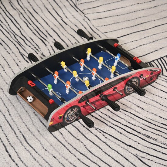 Homcom Mesa De Futbolín Para Niños Mayores De 8 Años Divertido 49x24,2x10,1 Rojo Homcom Mesa De Futbolín Para Niños Mayores De 8 Años Divertido 49x24,2x10,1 Rojo