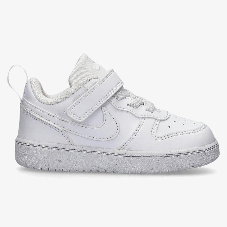 Nike Court Borough Low Recraft Blanco Zapatillas Velcro Niño Sprinter