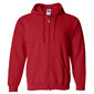 Sudadera Con Cremallera Y Capucha Modelo Blend Unisex Hombre Mujer Deporte/gimnasio Gildan (Rojo) - Rojo Sudadera Con Cremallera Y Capucha Modelo Blend Unisex Hombre Mujer Deporte/gimnasio Gildan (Rojo) - Rojo