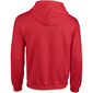 Sudadera Con Cremallera Y Capucha Modelo Blend Unisex Hombre Mujer Deporte/gimnasio Gildan (Rojo) - Rojo Sudadera Con Cremallera Y Capucha Modelo Blend Unisex Hombre Mujer Deporte/gimnasio Gildan (Rojo) - Rojo