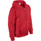 Sudadera Con Cremallera Y Capucha Modelo Blend Unisex Hombre Mujer Deporte/gimnasio Gildan (Rojo) - Rojo Sudadera Con Cremallera Y Capucha Modelo Blend Unisex Hombre Mujer Deporte/gimnasio Gildan (Rojo) - Rojo