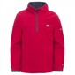 Childrens Boys Etto Half Zip Fleece Top Trespass (Vermelho) - Vermelho Childrens Boys Etto Half Zip Fleece Top Trespass (Vermelho) - Vermelho