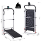 Homcom Cinta De Andar Manual Caminadora Plegable Portátil Pantalla Lcd 2 Ángulos Reclinables Carga 1 Homcom Cinta De Andar Manual Caminadora Plegable Portátil Pantalla Lcd 2 Ángulos Reclinables Carga 1