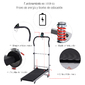 Homcom Cinta De Andar Manual Caminadora Plegable Portátil Pantalla Lcd 2 ángulos Reclinables Carga 1 Homcom Cinta De Andar Manual Caminadora Plegable Portátil Pantalla Lcd 2 ángulos Reclinables Carga 1
