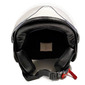 Casco Moto Jet Blanco Con Gafas Protectoras - Blanco Casco Moto Jet Blanco Con Gafas Protectoras - Blanco