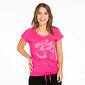 Camiseta Gym ILICO ZEN Fucsia Mujer