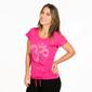 Camiseta Gym ILICO ZEN Fucsia Mujer