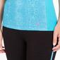 Camiseta Gym ILICO BRONCE Turquesa Mujer