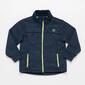 Forro Polar Cremallera UP BASIC Gris Niño (2-8)