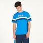 FILA Camiseta Manga Corta Azul Hombre