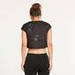FILA Top Crop Negro Mujer