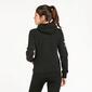 Sudadera Capucha HARGUS Negra Mujer