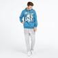 Sudadera Capucha UP BASIC Denim Hombre