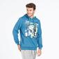 Sudadera Capucha UP BASIC Denim Hombre