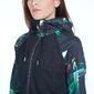 FILA Sudadera Negra Estampada Mujer