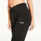 FILA Pantalón Largo Felpa Negro Mujer