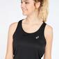 Camiseta Running Tirantes Asics Negra Mujer