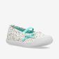 Zapatillas Lona Niña Up Blanco Multicolor