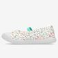 Zapatillas Lona Niña Up Blanco Multicolor